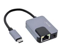 Inline Adattatore USB-C 3 in 1 con Gigabit Ethernet, Audio e PD 100W