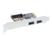 INLINE - Adattatore USB - PCI Express 2.0 x1 - USB3.0 x 2 (76666L)