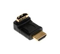 Inline - Adattatore video / audio - HDMI - HDMI 19 -Pin (M) - HDMI 19 -Pin (W) - Connessione angolo (17600F)