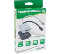 InLine - Adattatore video esterno - USB-C 3.1 - DisplayPort - Nero (64102B) NEW