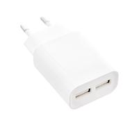 InLine Alimentatore USB 100-240VAC Out: 2x USB 5V/2100mA bianco Mini 31503W