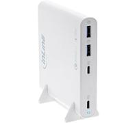 InLine Alimentatore USB, caricatore GaN, 4 porte, 2xUSB-C+2xUSB-A,120W, bianco