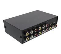 InLine AV Switch manuale a 4 porte 3x RCA IN/OUT Rca 89304I