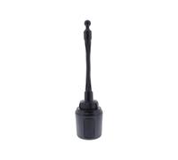 InLine® Piedino per supporto auto - Adattatore universale per portabevande (Ø 65 - 103 mm), collo di cigno flessibile, fissaggio stabile per smartphone in auto, 23156P