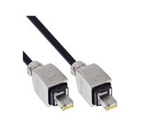 InLine Bobina di cavo di rete Outdoor Cat.6A RJ45 HARTING 50 m nero 78593H