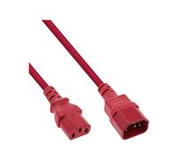 InLine Bulk Pack 35Pz. Prolunga elettrica da C13 a C14 rosso 2m B-16502R