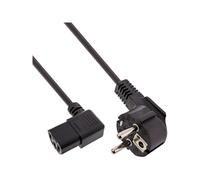 InLine Bulk Pack 60pz. cavo alimentazione C13 ang. s. a Tedesca nero B-16752M