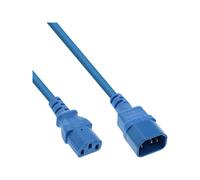 InLine Bulk Pack 75Pz. Prolunga elettrica da C13 a C14 blu 0,5m B-16505B