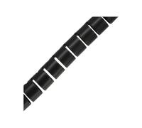 InLine Canalina flessibile per cavi nera 10m 15mm Canale via cavo 59947S