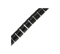 InLine Canalina flessibile per cavi nera 10m 28mm Canale via cavo 59947V