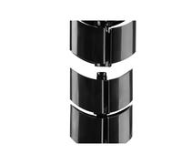 InLine Canalina flessibile verticale per tavoli 2 camere 0,80m nero 59997A