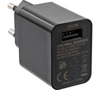 InLine® Caricatore USB singolo, alimentatore di rete, adattatore di corrente, 100-240 V a 5 V/2,5 A, nero
