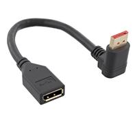 InLine® Cavo adattatore DisplayPort 1.4 ST/BU, 8K4K, angolato verso l'alto