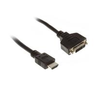 InLine Cavo adattatore HDMI M a DVI 24+5 F 0,2 m Audio/multimedia 17670I