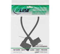 InLine Cavo alimentaz. prolunga IEC-320 spina C14 presa C13 90° D nero 16601A