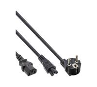InLine Cavo alimentaz.Y Shu.cko 90° 1x presa C13 1x presa C5 nero 2m 16653D