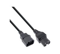 InLine Cavo alimentazione spina C14 presa C15 nero 5m 16811D