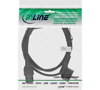InLine Cavo alimentazione spina Tedesca 90° presa C15 nero 2m 2 m IEC VDE 16810D
