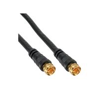 InLine Cavo Antenna SAT 2x schermato 2x connettori F 85dB nero 15m 69315P