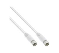 InLine Cavo antenna SAT spinotti F fattore di schermatura >75dB bianco 69310