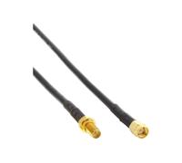 InLine Cavo Antenne Wireless Lan ( WLAN) R-SMA M a R-SMA frizionato 1m 40861