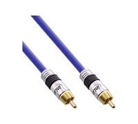 Inline Inline Cavo Audio 1x Rca Maschio / Maschio, 3m, Schermato, Dorato, Premiu