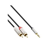 InLine Cavo Audio Jack 3,5mm maschio a 2x RCA maschio 5m Slim 99245