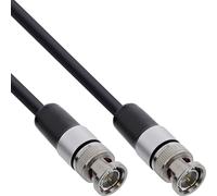 InLine Cavo coassiale BNC 12G-SDI 4K 60Hz 75 Ohm, cavo video professionale SDI con connettore BNC per installazioni Broadcast Studio AV, 30 m, 10830S