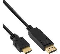 InLine® - Cavo convertitore DisplayPort a HDMI, 10 m, colore: Nero