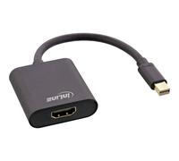 InLine Cavo convertitore Mini DisplayPort HDMI alluminio nero 4K/60Hz 17193S