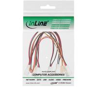 Inline - cavo dell'adattatore a lo showter - 3 -pole molex (w) - 6 x 3 -pole molex (w) - 15 cm (33436) NEW