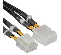 InLine Cavo di alimentazione int. da 4+4pin 12V F a 8pin EPS 12V M, 0,30m