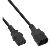 Inline - Cavo di estensione di alimentazione della tensione - IEC 320 EN 60320 C13 a IEC 320 EN 60320 C13 - 5 M - Black NEW