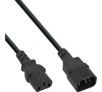 Inline Cavo di prolunga, da C13 a C14, nero, 5 m