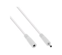 InLine Cavo di prolunga DC maschio/femmina 3,5x1,35mm AWG18 bianco 3m 26903H