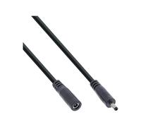 InLine® Cavo di prolunga DC maschio/femmina 3,5 x 1,35 mm, AWG 18, nero, 3 m