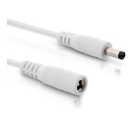 InLine® Cavo di prolunga DC maschio/femmina 5,5 x 2,1 mm, AWG 18, bianco, 5 m