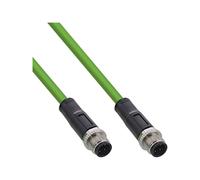 InLine Cavo di rete industriale M12 4-pin D-coded maschio/maschio PUR 40307