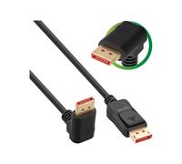 Cavo DisplayPort 1.4 - 8K4K - angolato verso il basso - nero-oro - 1 m NEW