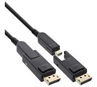 InLine Cavo DisplayPort 1.4 AOC, 8K 4K, 240Hz, spina rimovibile, lunghezza 40m, 17240O