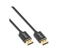 InLine Cavo DisplayPort 1.4 Slim 8K4K dorato nero 3m Audio/multimedia 17203S
