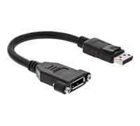 InLine Cavo DisplayPort da pannello maschio / femmina 0,2m 4K2K nero 17100I