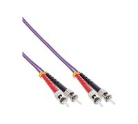 InLine Cavo Duplex ST/ST 50/125µm Fibra Ottica OM4 5m Rete Fibra 81505P