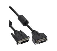 INL InLine® Cavo DVI-D 24+1 maschio / femmina, 5m, Dual Link, prolunga, nero
