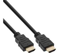 InLine Cavo HDMI 2.0, High Speed, Ethernet, 4K2K, 4K3D, 1m, Premium, dorato