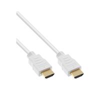 InLine Cavo HDMI 2.0 High Speed Ethernet 4K2K 4K3D Premium 3m bianco 17503W