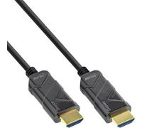 InLine Cavo HDMI AOC, Ultra High Speed HDMI Cable, 8K4K, nero, 15m