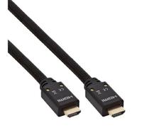 Inline Cavo HDMI attivo con amplificatore incorporato nero 15 m