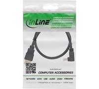 InLine Cavo HDMI High Speed con Ethernet angolato nero 5m 17005V
