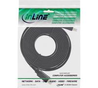 InLine Cavo HDMI High Speed con Ethernet piatto nero 5m Digitale/dati 17005F